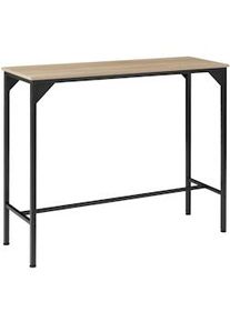 TecTake Mesa de bar Kerry 120x40x100,5cm madera industrial clara, roble Sonoma - 404339