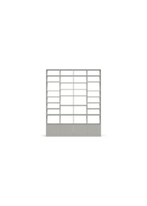 Pickawood Grey bookcase - bookshelf made to measure Premium decor