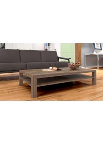 Pickawood Coffee table with shelf Fumed oak
