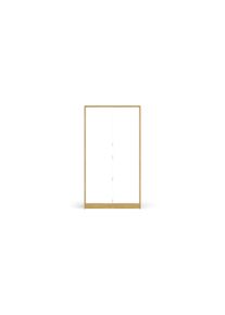 Pickawood Double door computer storage cupboard Oak