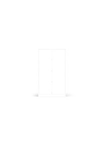 Pickawood Double door computer storage cupboard Coated MDF