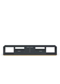 Pickawood Meuble TV sur mesure Mélaminé premium