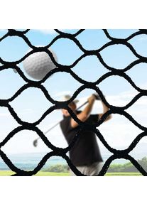 Senderpick - Filet d'entraînement de golf 3 x 3 m - Corde tressée sans nœuds - Filet d'entraînement pour golf, baseball, hockey pour l'intérieur et