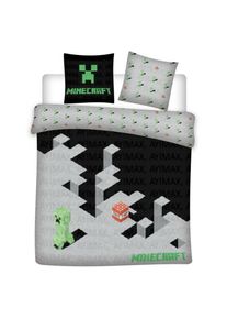Aymax - Parure de lit réversible Minecraft - 240x220 cm
