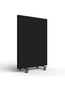 Panneau acoustique SPACIO 120 x 160 cm - Pied mobile - Noir - Noir