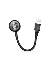 Linghhang - Lampe de Toit pour Voiture, Mini Lumière Voiture Intérieur Romantique led avec Commande Vocale et 4 Couleurs 9 Modes de Fonctionnement,