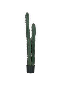 Outsunny Cactus artificiel grand réalisme plante artificielle grande taille dim. ø 18 x 120H cm vert - Vert