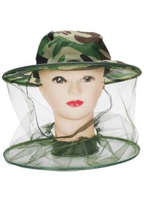 Apiculteur Anti moustique Masque Casquette Chapeau d'abeille Bug Insecte Mouche avec Protection de maillee de filet