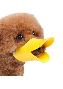 Taille m) Masque de museau de canard en silicone pour chiens de compagnie Anti-morsure Stop Barking