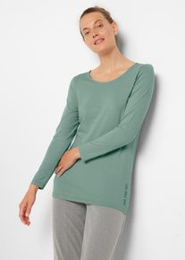 Pitkä paita luomupuuvillalla (2 kpl/pakkaus), harmaa, 56/58, bonprix