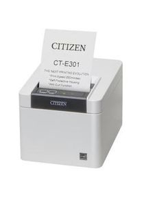 Citizen CT-E301 - Antibakterielles Gehäuse, 80mm, Abschneider, USB, weiss