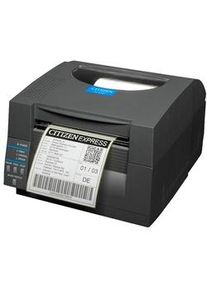 Citizen CL-S521II - Etikettendrucker, Thermodirekt, 203dpi, USB + RS232, schwarz