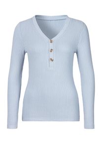 Lascana, Damer, Shirts, Lysebl&aring;, St&oslash;rrelse XS/S