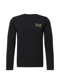 EA7 Emporio Armani Heren Shirt kiwi / zwart S