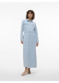 Véro Moda VERO MODA Dames Blousejurk 'MOLLY' blauw 40