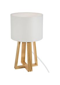 Homemaison - Lampe trépied esprit scandinave Blanc h 34.5 cm - Blanc
