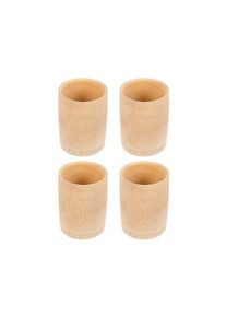 4pcs Rustic Bamboo Beverage Cups Wine Water Cups Fashion Retro Storage Tubes - Crea