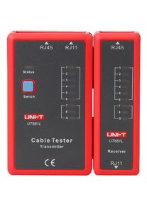 UNI-T - Testeur de câbles - Vérification de l'état des câbles RJ45/RJ11 - Test mode rapide et mode lent - Arrêt automatique