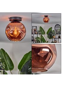 hofstein Ripoll Plafondlamp Koperkleurig, 1-licht