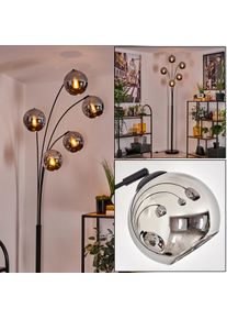 hofstein Koyoto Lampadaire Chrome, 5 lumières