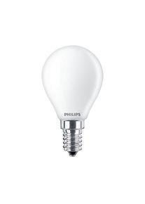 Philips LED-Lampe Classic Mini-ball 4,3W/827 (40W) Frosted E14