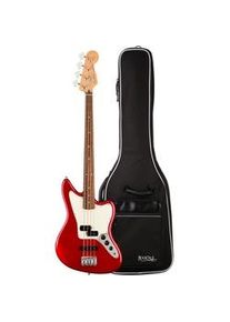 Fender Player Jaguar Bass Candy Apple Red Gigbag Set