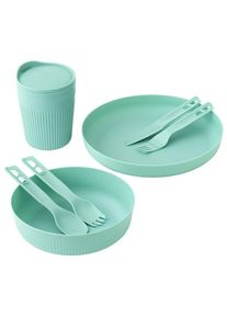 Sea To Summit Passage Dinnerware Set 1 Person (7 Piece) Set of dishes turquoise