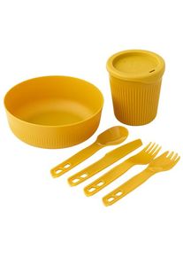 Sea To Summit Passage Dinnerware Set 1 Person (6 Piece) Set of dishes yellow