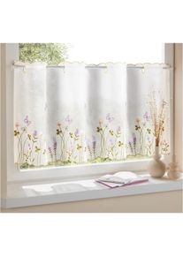 Salusiini kukkakirjailulla, beige, K/L: 30/84 cm, bonprix