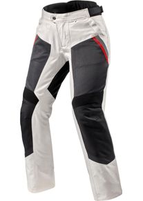Revit Tornado 4 H2O, pantaloni tessili impermeabili da donna , colore: Grigio Chiaro/Nero , dimensione: 38