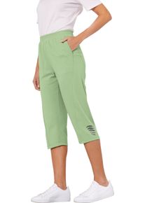 Damen Caprihose mit geschwungenen Seitennähten eucalyptus Größe 56