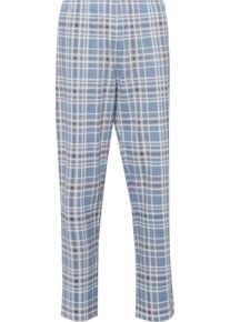 Heren Pyjama bleu/ecru geruit Maat 60/62