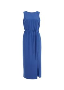 WE Fashion Kleid Damen blau Größe 34 Unifarben