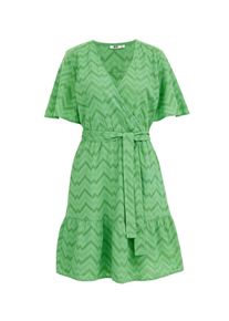 WE Fashion Kleid Damen grün Größe 34