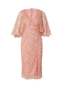 MAYA DELUXE Dames Jurk goud / zalm roze 38