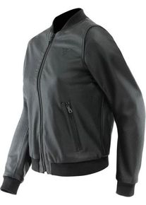 Dainese Accento, leather jacket perforated women , color: Black , size: 54
