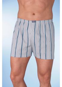 Heren Boxershorts lichtgrijs geprint Maat 7