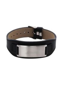 Firetti Armband »Schmuck Geschenk Lederarmband mit ID-Platte verstellbar«