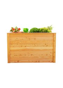 Tchibo - Hochbeet - 130x65x84cm - naturfarben - Holz / Polyethylen