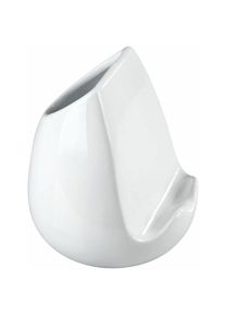 Wenko Pot pour ustensiles de cuisine et support tablette - Céramique - 15 x 14,5 x 16,5 - Blanc