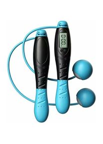 Heytea - Comptage de Corde à Sauter Affichage numérique 4 Modes Calorie Fitness Corde à Sauter Exercice d'intérieur Type de Boule sans Fil