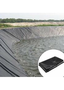 Qiyao - Feuille lourde en caoutchouc noir (2M x 3M) doublure de bassin à poissons piscines de jardin membrane hdpe - RWLiner pour bassin