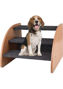 Maxxpet - Escalier pour chien 42x39x30 cm - Marchepieds pour petits et grands chiens - Pour lit et canapé - La plateforme d'atterrissage se connecte