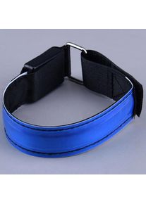 LED Armbands Flashing Reflective Safety Armband Light-up Glow Sports LED Bracelet, Blue