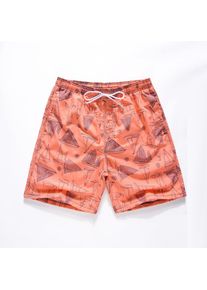 Men's Summer Quick Dry Funny Printing Beach Pants, Style 5 / M