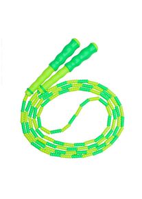 Portable Durable Detachable Standard Bamboo Single Jump Rope, Green