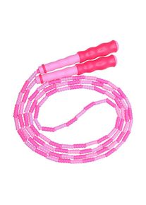 Portable Durable Detachable Standard Bamboo Single Jump Rope, Pink