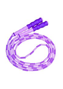 Portable Durable Detachable Standard Bamboo Single Jump Rope, Purple