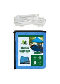 Encrypted Shade Outdoor Shade Net Anti-UV Sun Shade Net, 3*4m / Blue