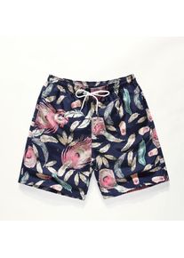 Men's Summer Quick Dry Funny Printing Beach Pants, Style 2 / M